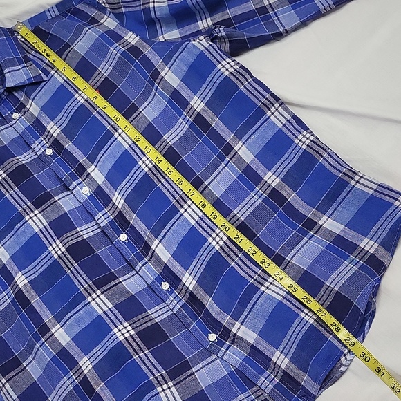 POLO Ralph Lauren relaxed fit plaid long sleeves XL - Picture 8 of 10